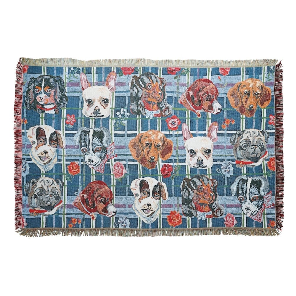 NathalieLete(ナタリーレテ)Tapestry rug Dogs ラグ 犬
