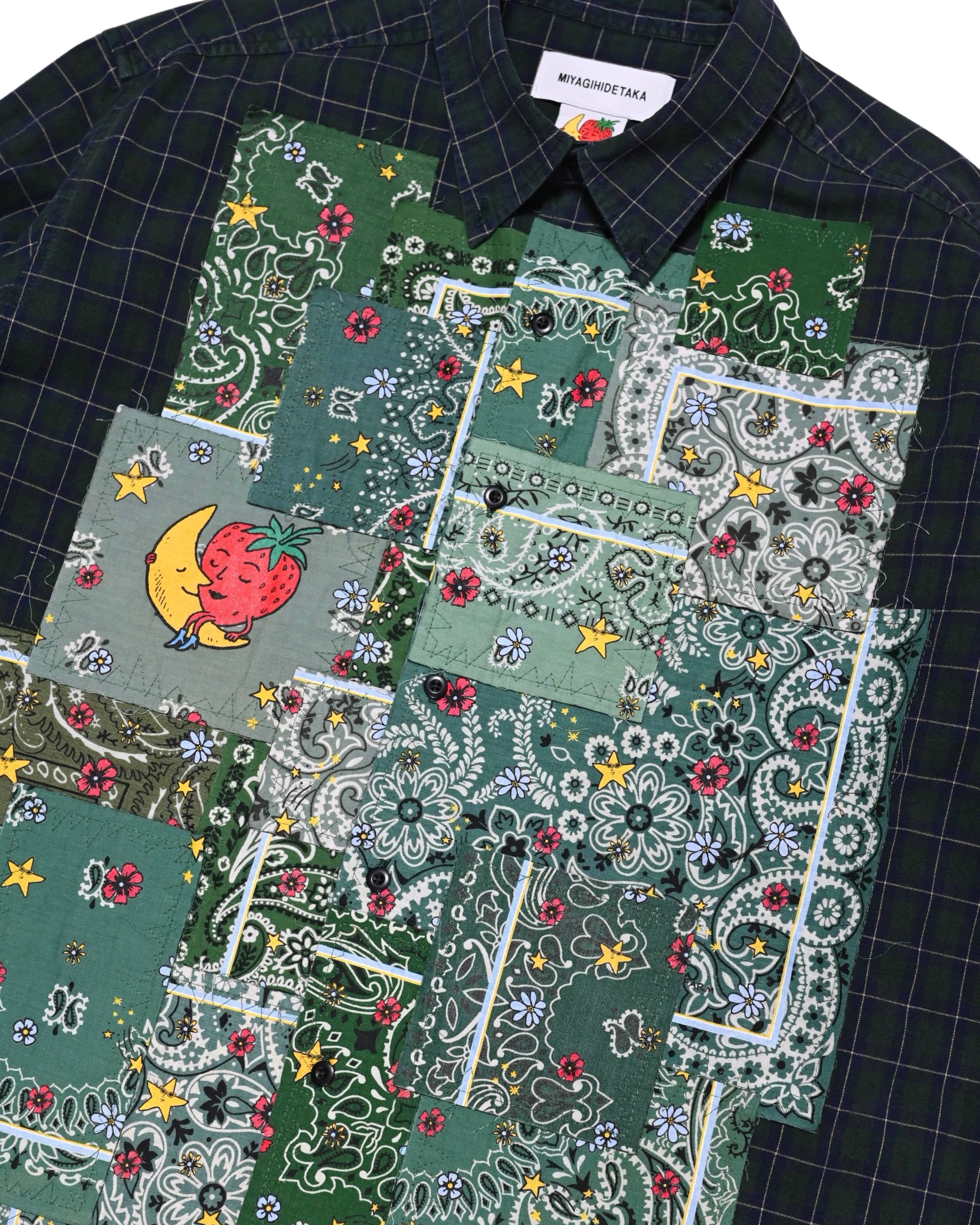 Sky High Farm Goods × MIYAGIHIDETAKA Panel Patchwork Shirt