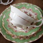 Royal Doulton|ロイヤルドルトン グリーン&ローズガーランド トリオ 英国アンティーク thumbnail 12