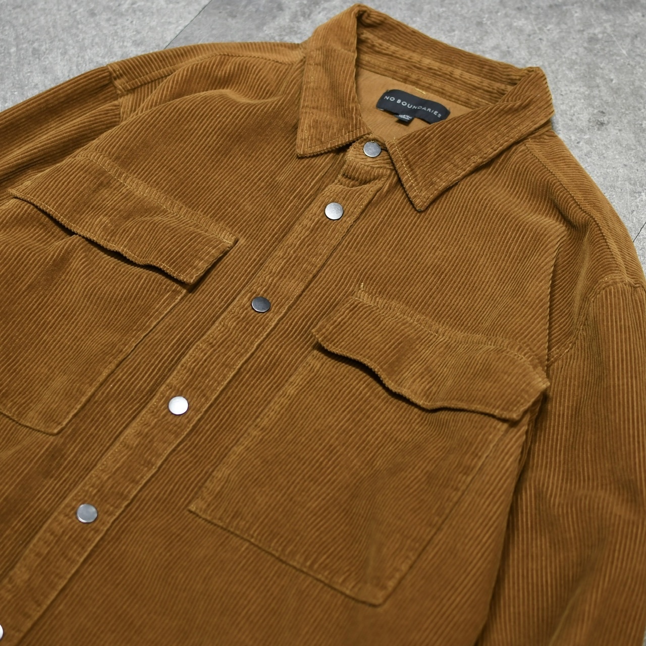 NO BOUNDARIES corduroy shirt jacket