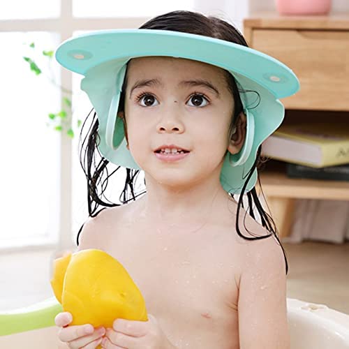 ancyMissY ベビーシャワーキャップ1個ベビー幼児防水Tpeシャワーシャンプーキャップウォッシュヘアキッズバスバイザーハット hato0708