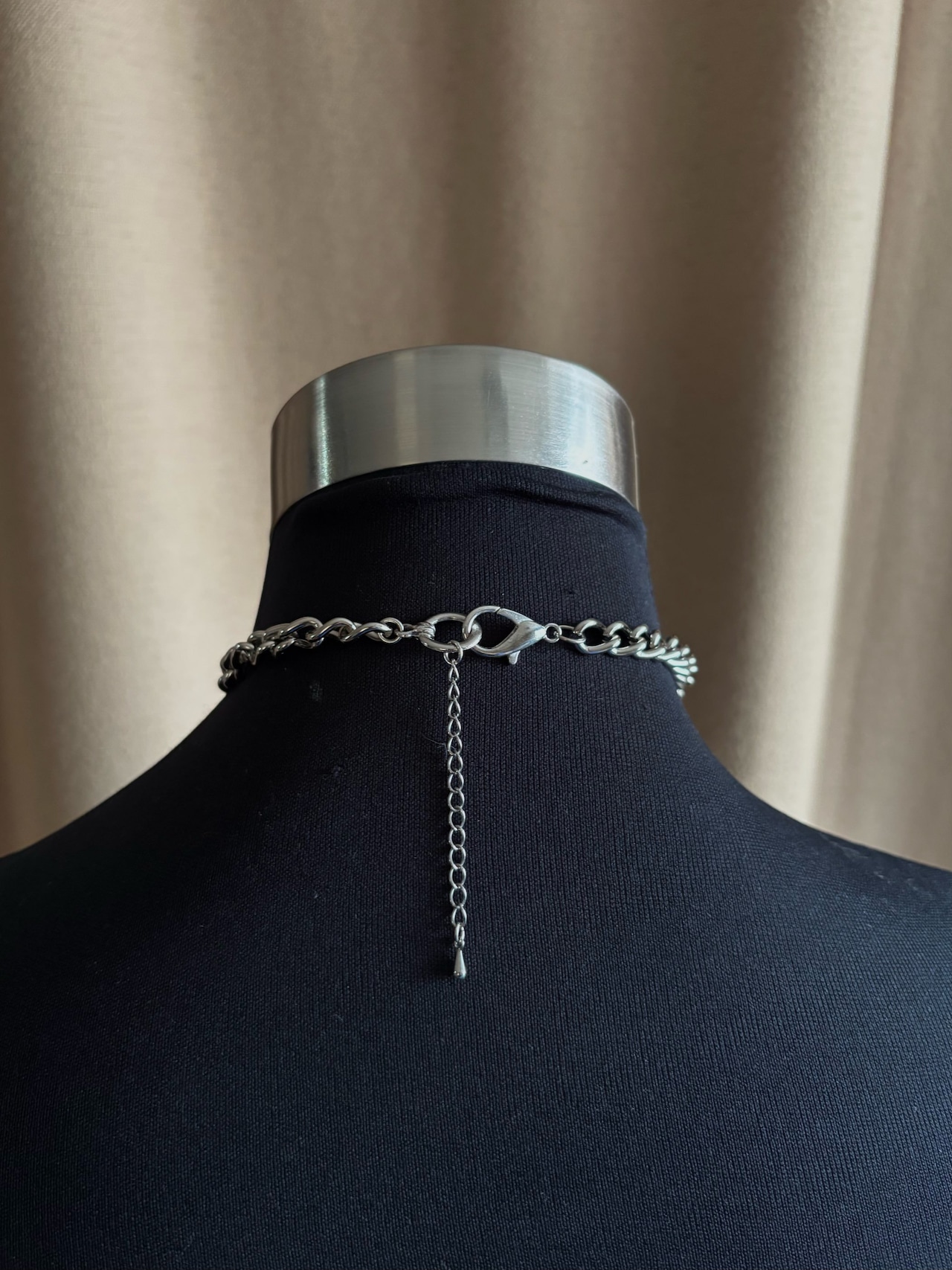 COLLENTE Originaldesign metal choker heart-5058-11