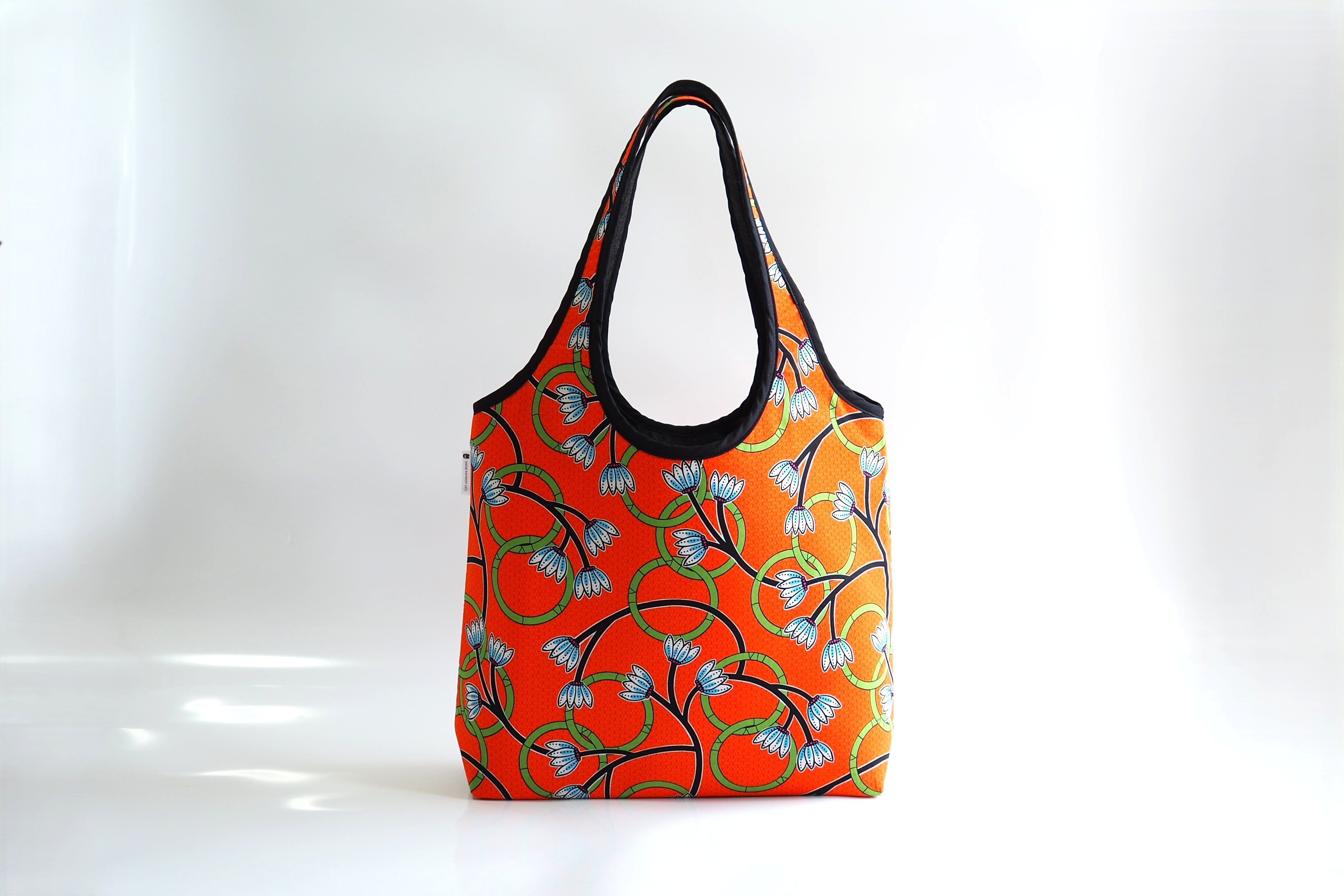 Tote Bag BIG【African Style2 × recycled felt】