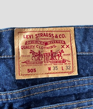 -Levi's- Vintage 90s W35L32 505 Denim Pants made in USA