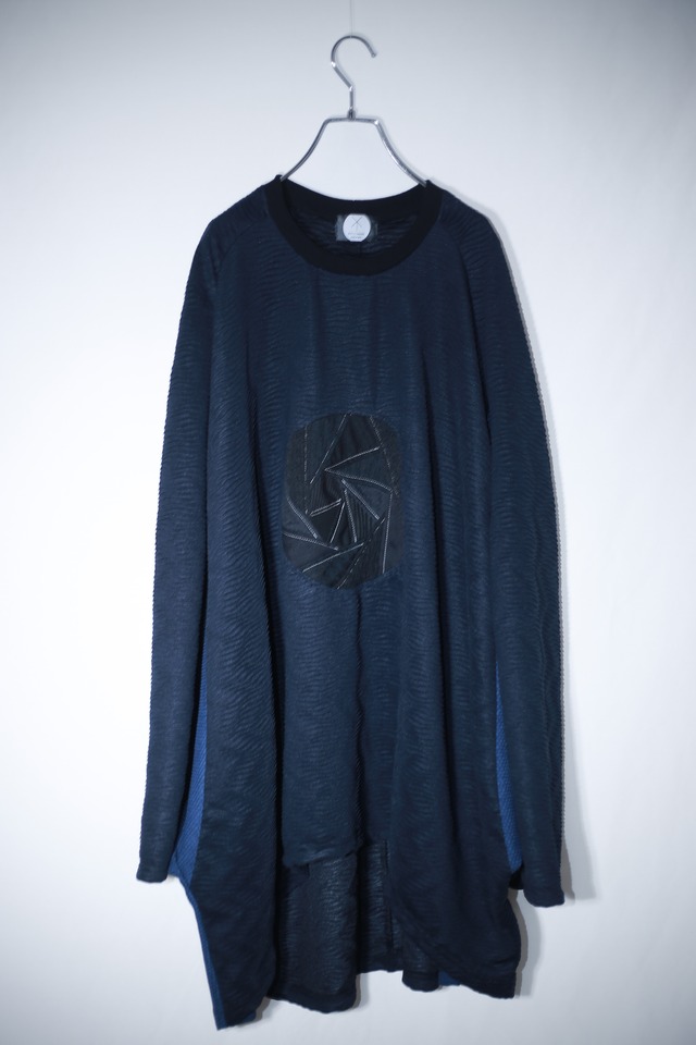 Bat-T-shirts ○(navy/pleats)