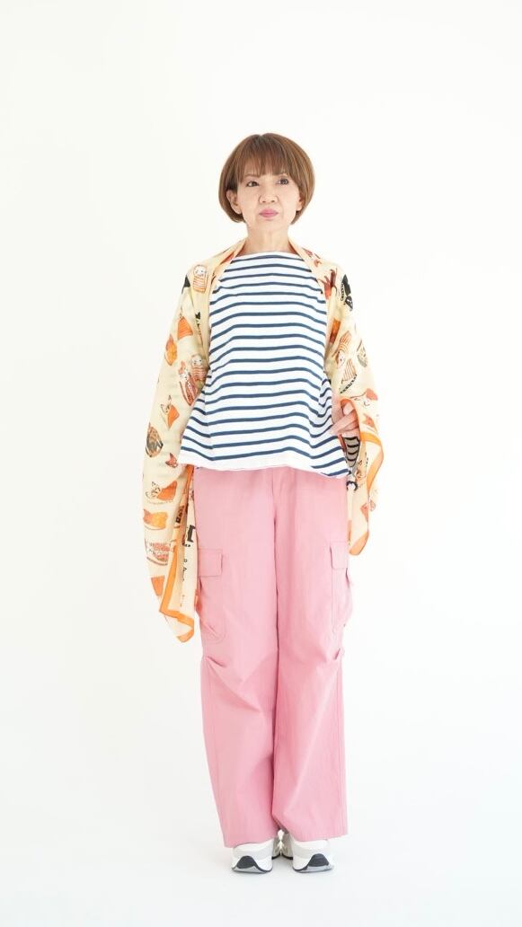 猫プリントストールイタリアブランド　色が最高に綺麗