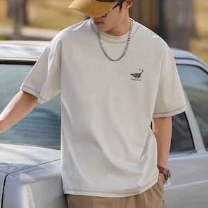 Cool summer round-neck printed short-sleeved T-shirt(VE209)