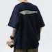 バックフィッシュモチーフボリュームシルエットTシャツ 2col A00115