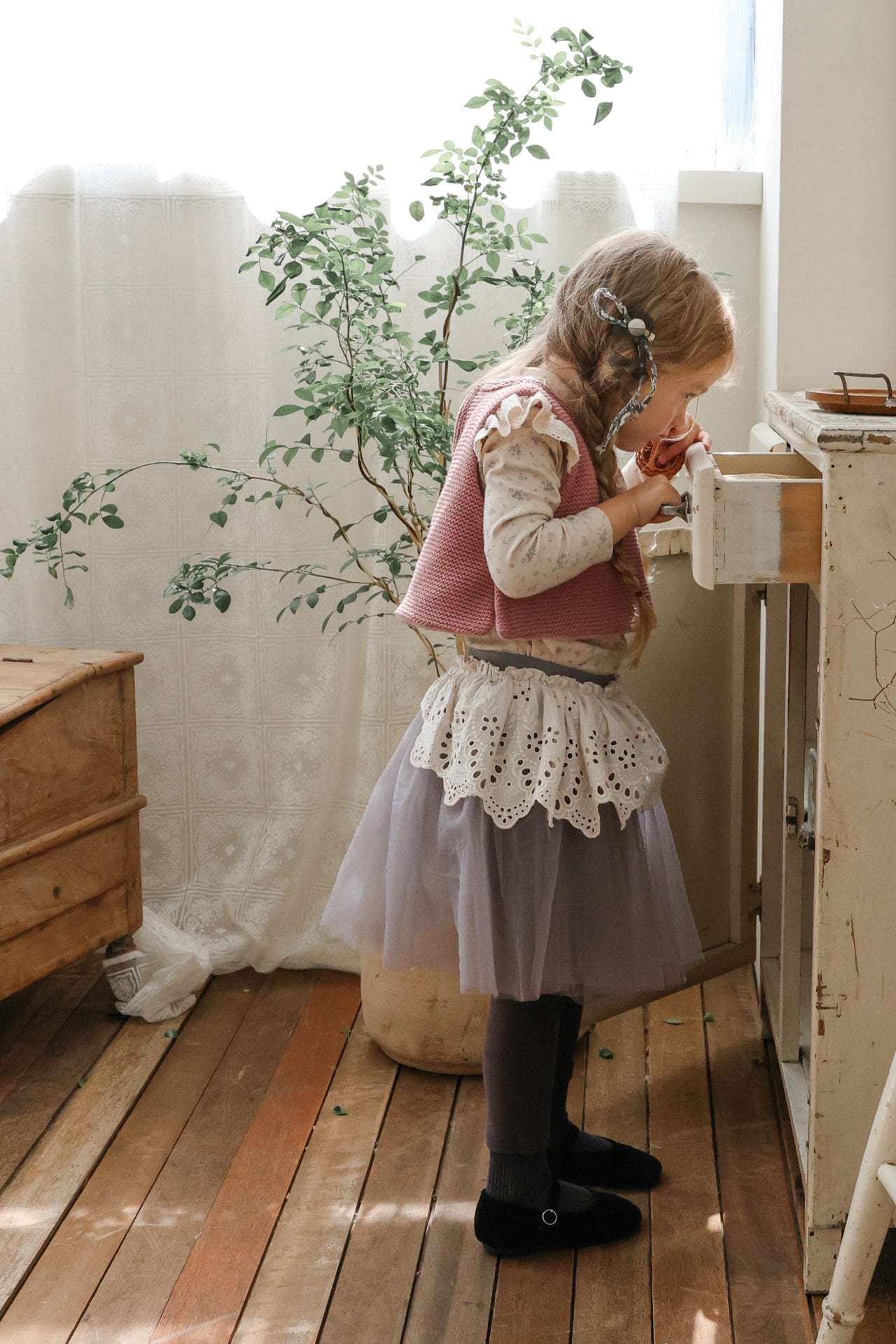 【取寄】flo｜etoi skirt leggings｜エトワスカートレギンス｜90-140｜1-7y｜25 winter