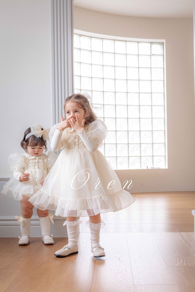 【即納】<OREN>  Eloise organza dress