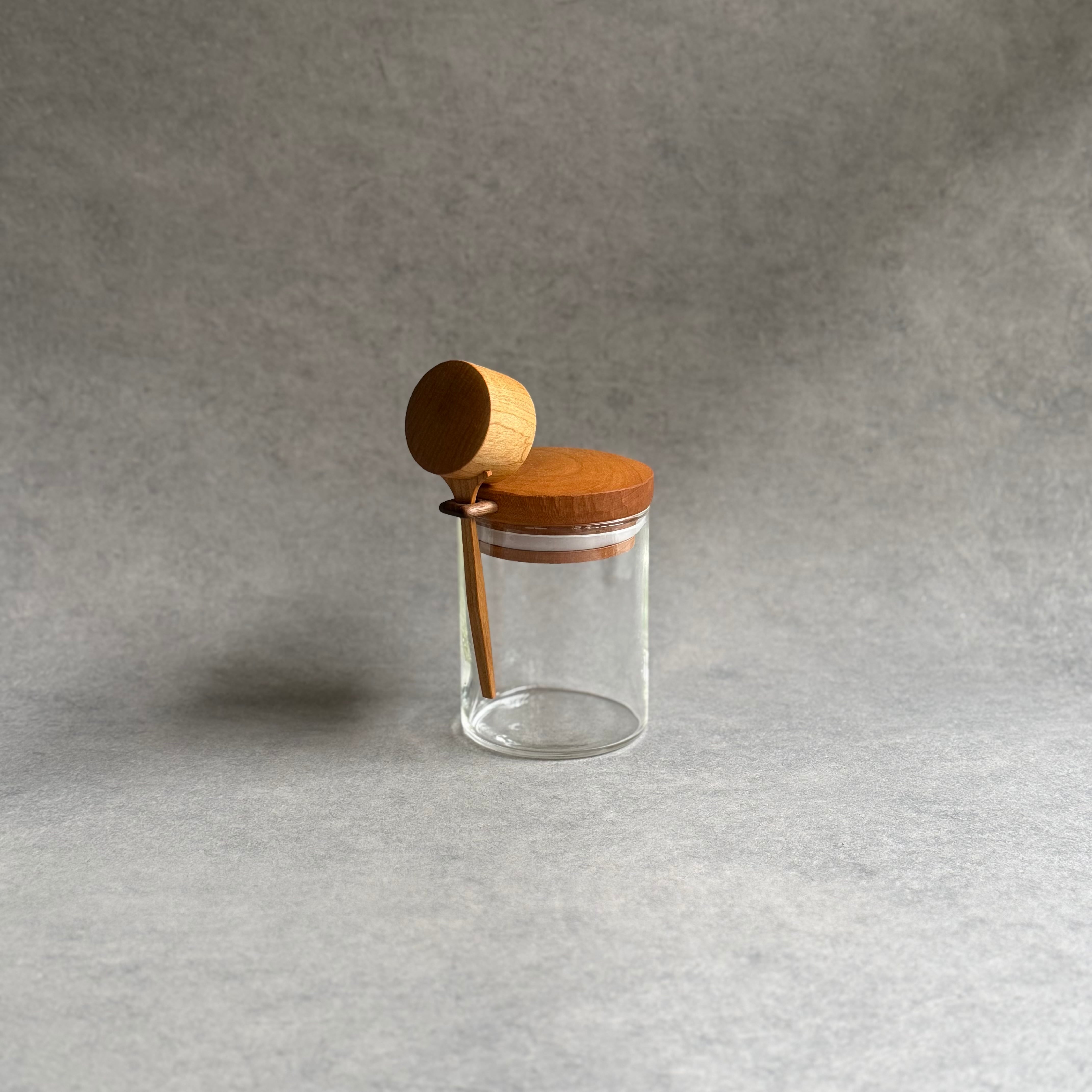 田澤祐介 コーヒーキャニスター S (サクラ) ＋ 珈琲杓 (サクラ