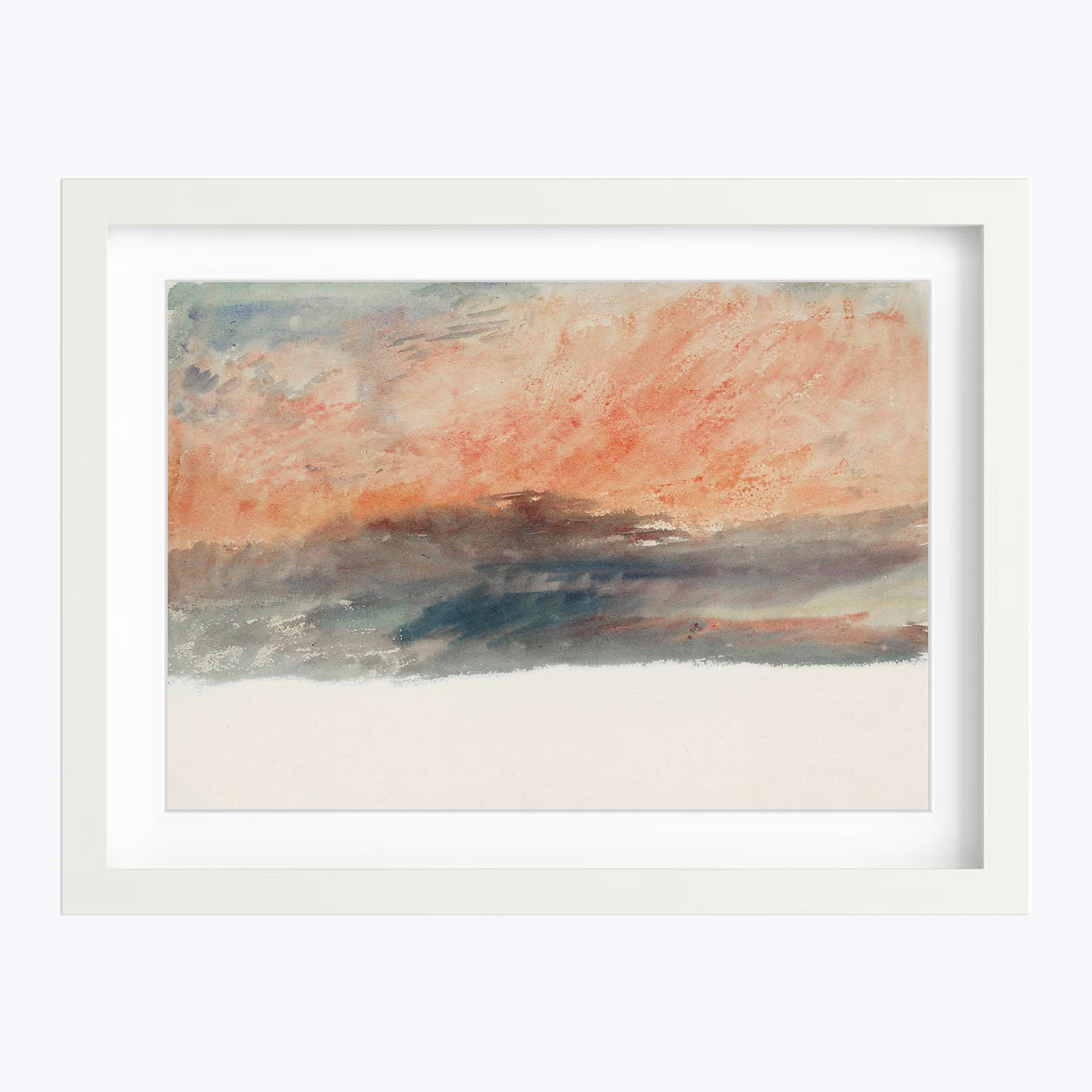 J.M.W. ターナー「Clouds at Sunset」