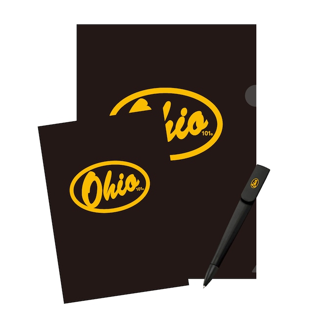 OHIO101 LOGO STATIONARY SET CLEARFILE : NOTEBOOK :PEN