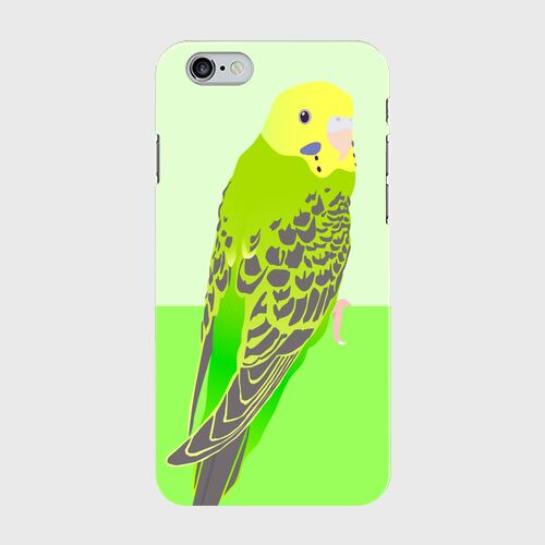 iPhoneケース セキセイインコ オパーリンモスグリーン【各機種対応】