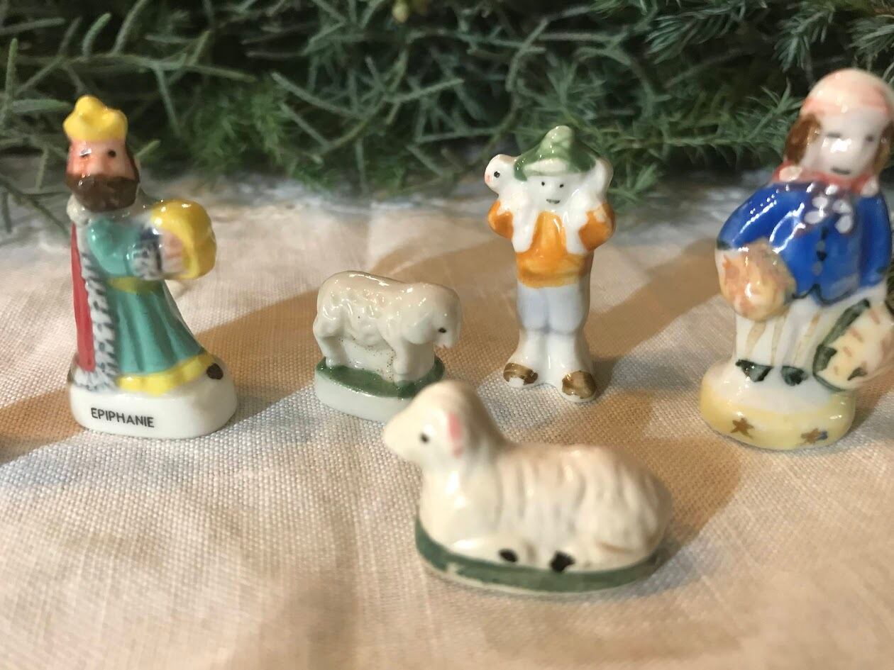 ガレットデロワ用 ヴィンテージ フェーブ Crèche フランス 【C-91F