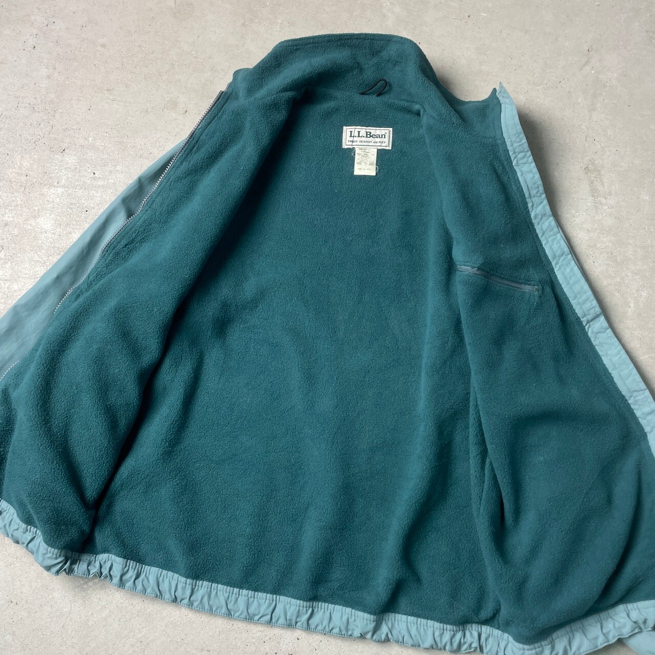 90年代 USA製 L.L.Bean THREE SEASON JACKET エルエルビーン ナイロン 
