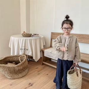 mochimochiカーディガン(ベージュ) 80〜130cm
