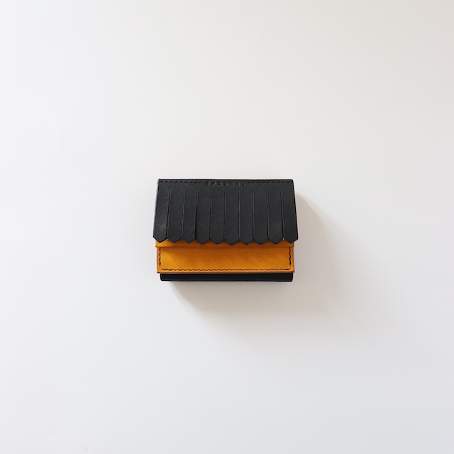 by color fringe wallet