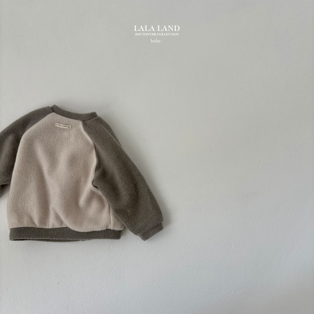 LALALAND 25/WI(Baby)Knit raglan cardigan