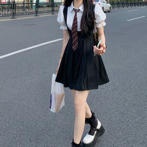 ハイウエストプリーツジャンスカ ・78492