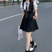 ハイウエストプリーツジャンスカ ・78492