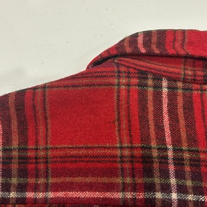 美品 L 60s 日本製 Sir-Perb Vintage Wool Shirt ヴィンテージ 長袖ウールシャツ