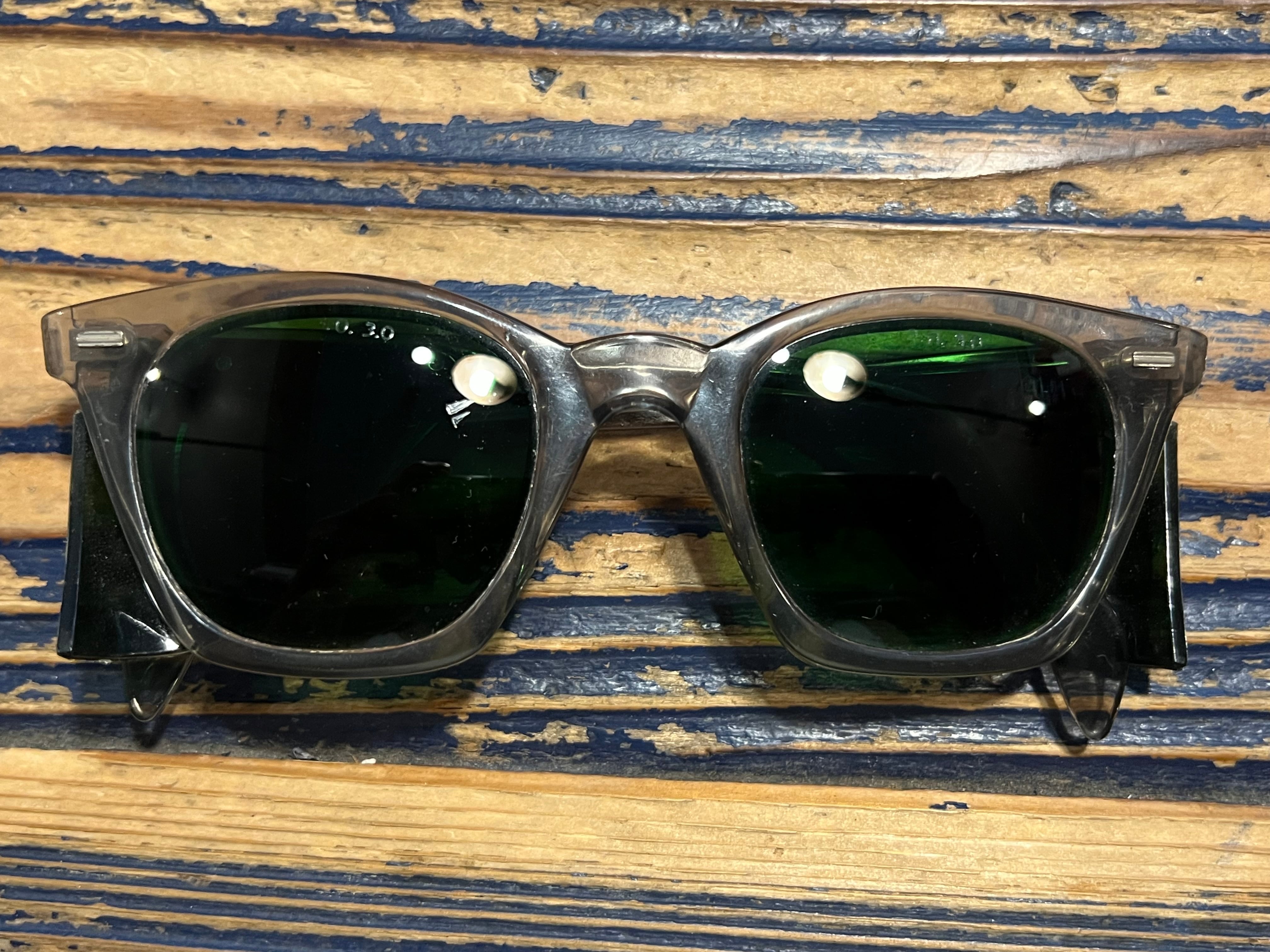 アメリカ製 Glendale 60s デッドストック メガネ サングラス アメリカ製 60s Glendale メガネ デッドストック セーフティグラス