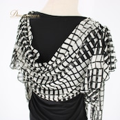 社交ダンス 衣装 スタンダード 上下セット ツーピース レッスンウェア パーティ衣装 白 ICHIOKU イチオク 黒 ブラック系 ホワイト系 レース 社交ダンス スカート トップス 伸縮性 ポリエステル ウエストゴム ホースヘア ボリューム 動き レディース スタイリッシュ おしゃれ フォーマル ダンスシューズ コーディネート トレーニング ステージパフォーマンス スポーツウェア 上下セットアップ セットアップ