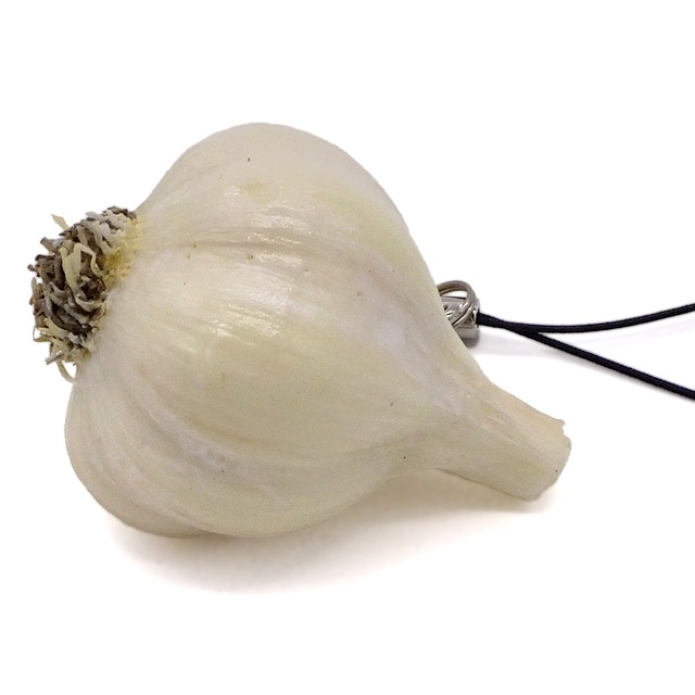 食べちゃいそうな にんにく 食品サンプル キーホルダー ストラップ