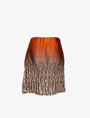 レア PRADA プラダ AWコレクション メタリック スカート