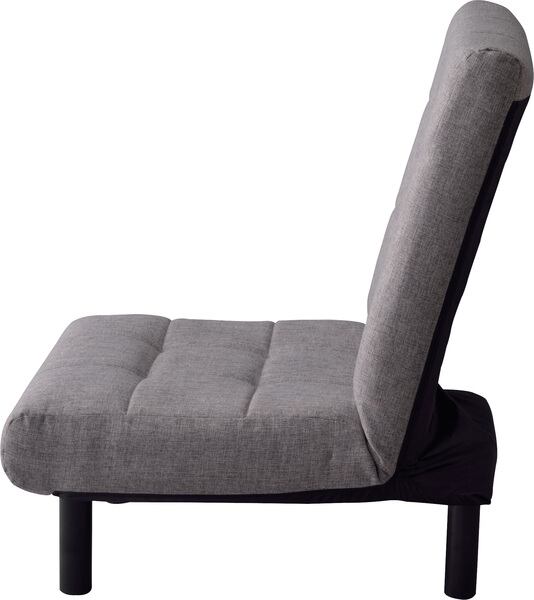 フロアチェア デイル フロアソファ 幅52×奥行70×高さ30cm チェア ダイニングチェア グレー