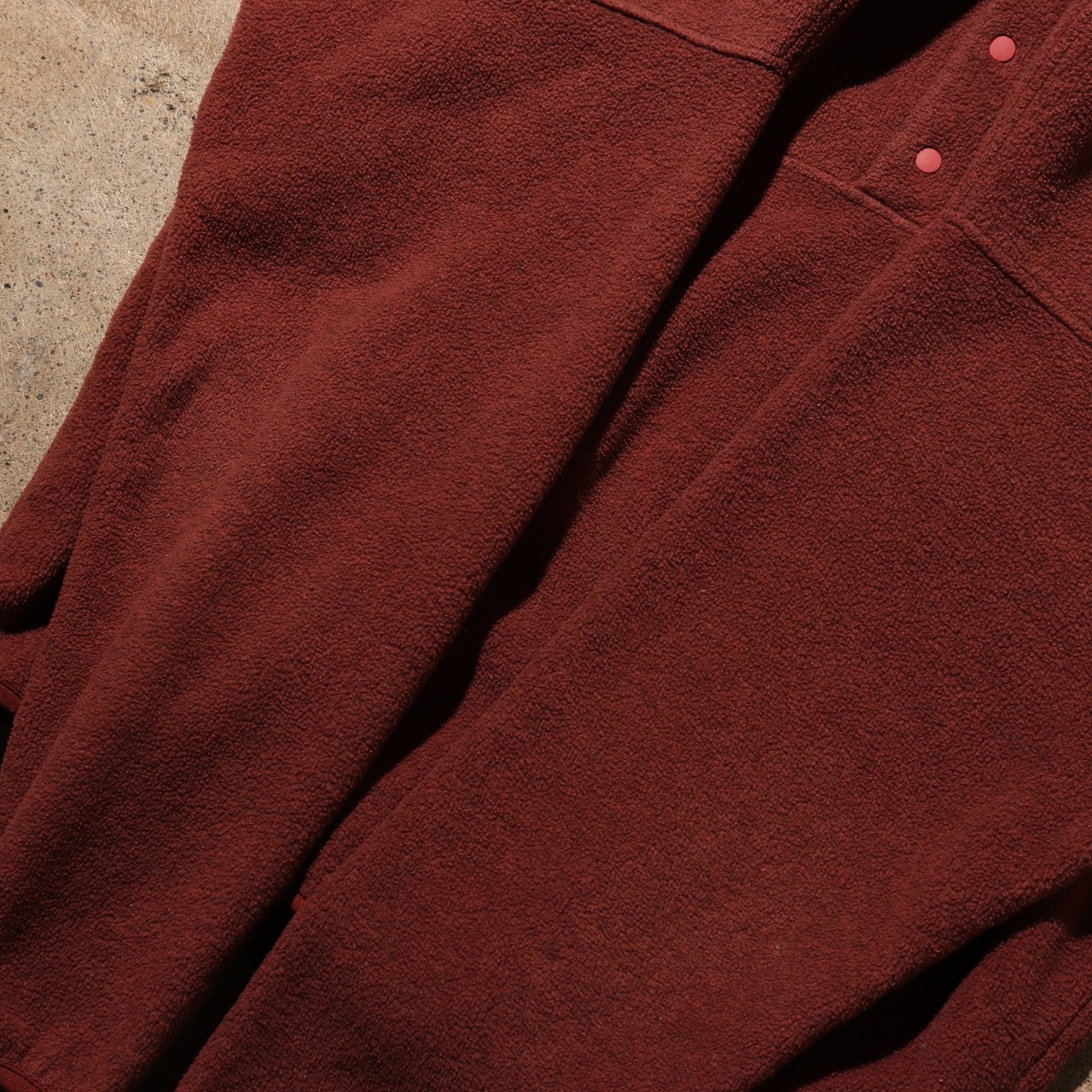 極美品 L 赤茶 USA 99年 シンチラ スナップT パタゴニア フリース synchilla snap-t patagonia