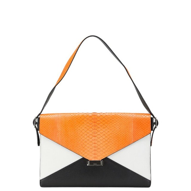 セリーヌ ワンショルダーバッグ マルチカラー レザー パイソン レディース CELINE 【中古】