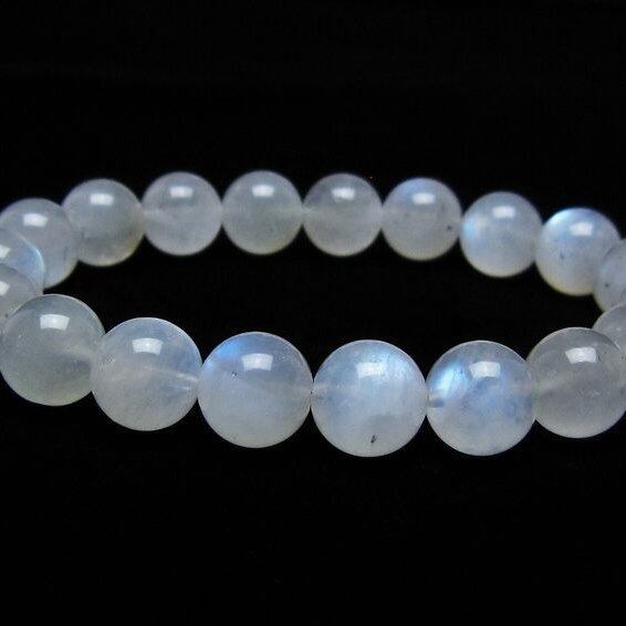 ムーンストーン ブレスレット 11mm 一点物 メール便可 [M便 1/10] 111-44895