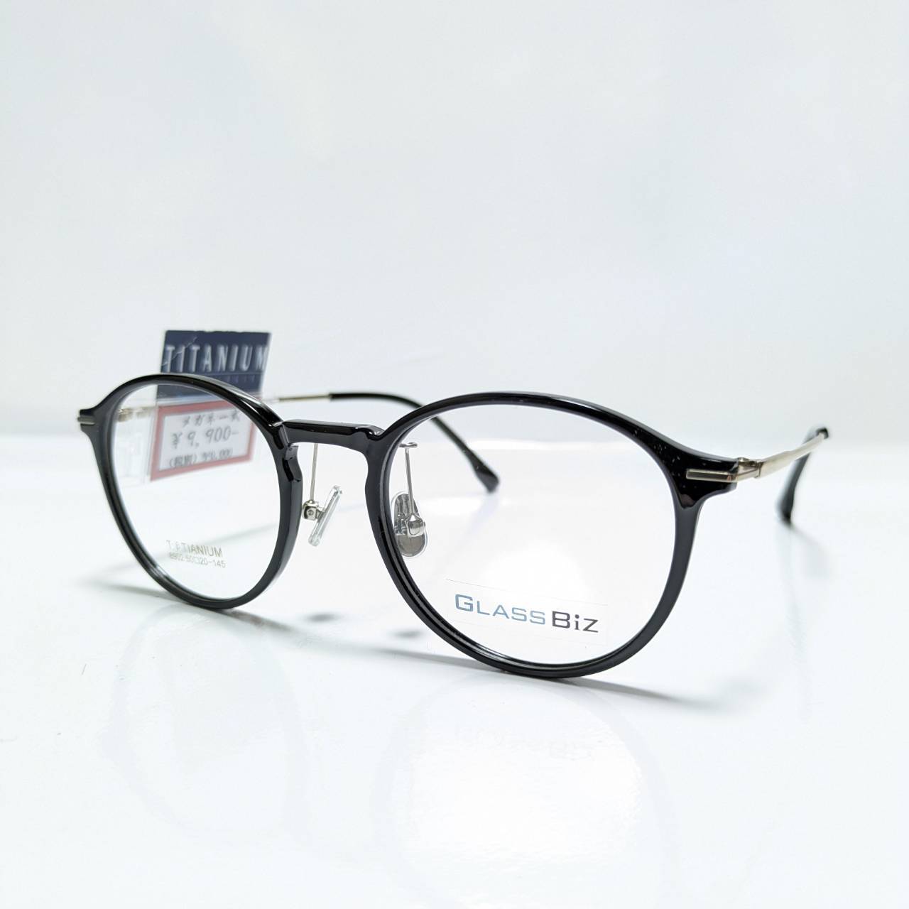 【GLASS BiZ】ボストンコンビフレーム ブラック