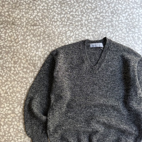CDG homme / 80’-90’s wool V neck knit size Free