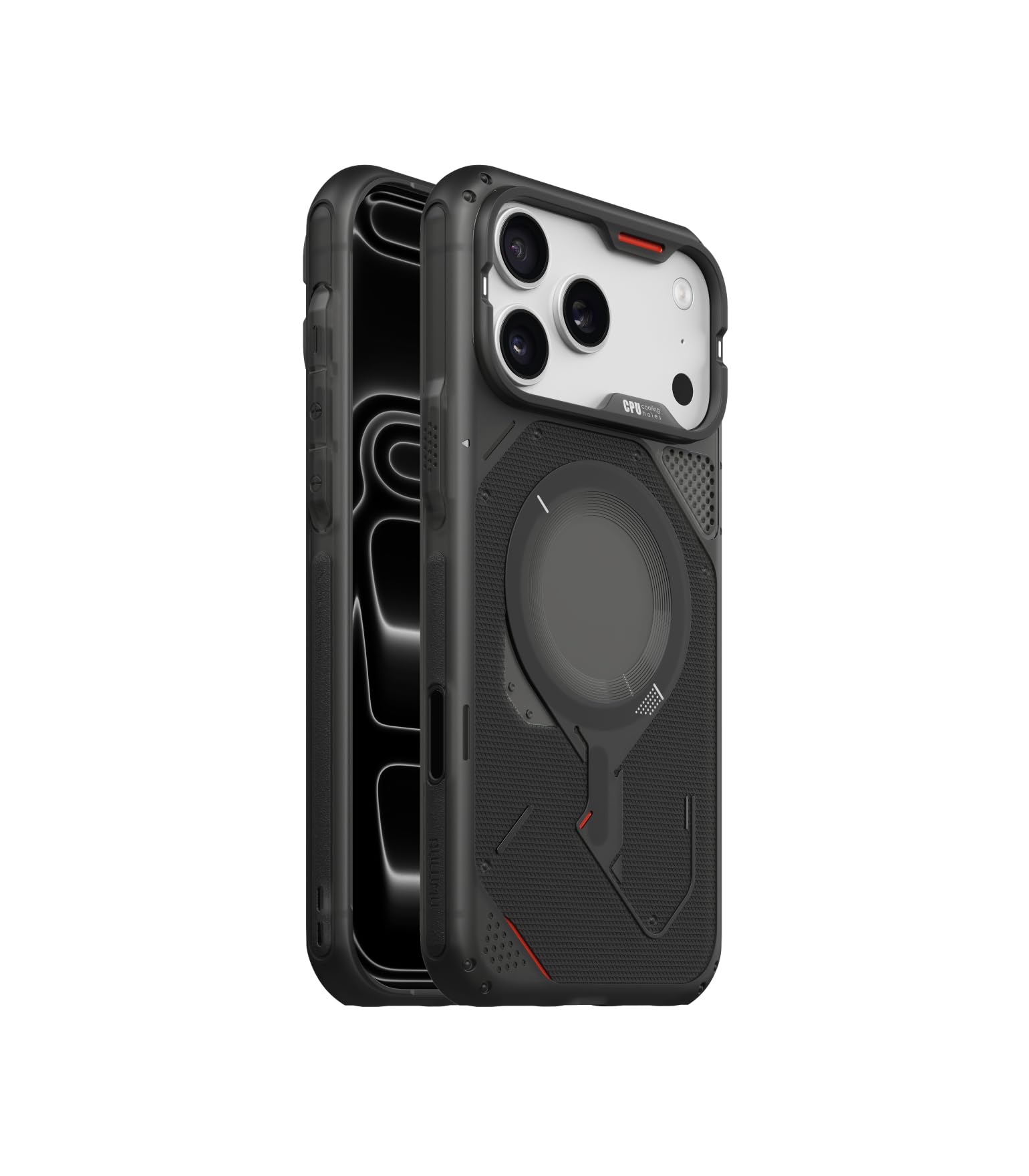 Aulumu A18 iPhone 18 Pro ケース MagSafe対応 アウトドア 耐衝撃 軽量 指紋防止 ワイヤレス充電 半透明グレー