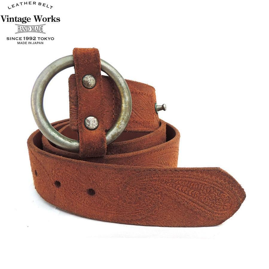 VINTAGE WORKS BELT DH5536 CHASIN TEA CORE ビンテージワークス