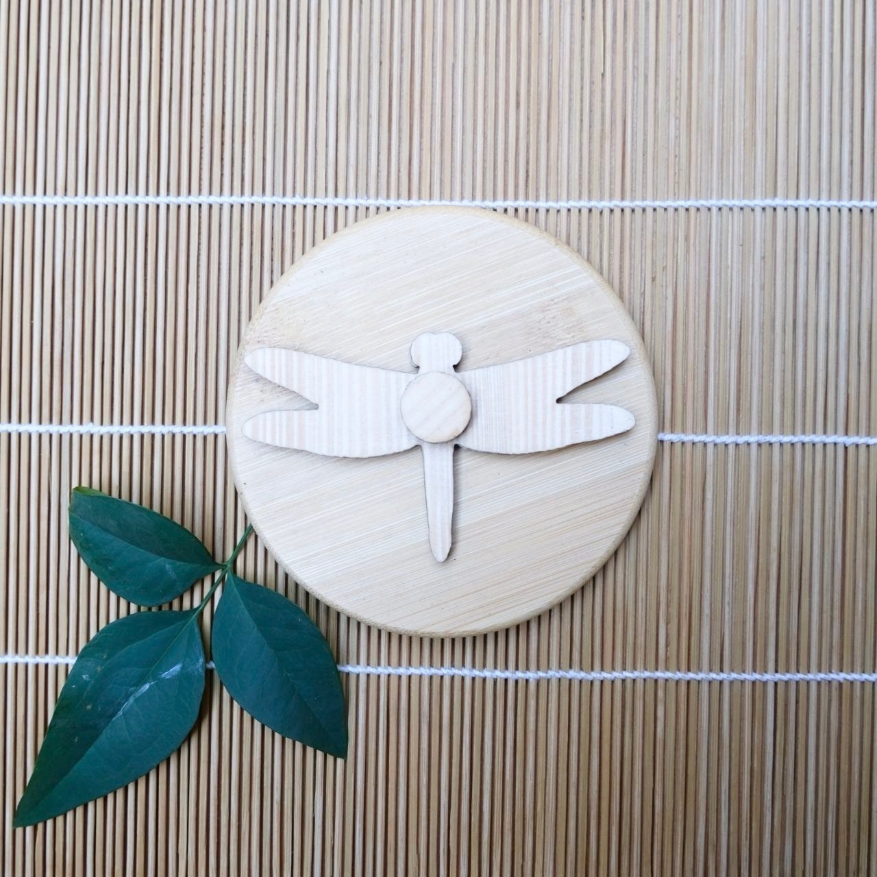 【インテリアART】すだれアートパネル 赤とんぼ 紅葉 赤 ナチュラル マグネット