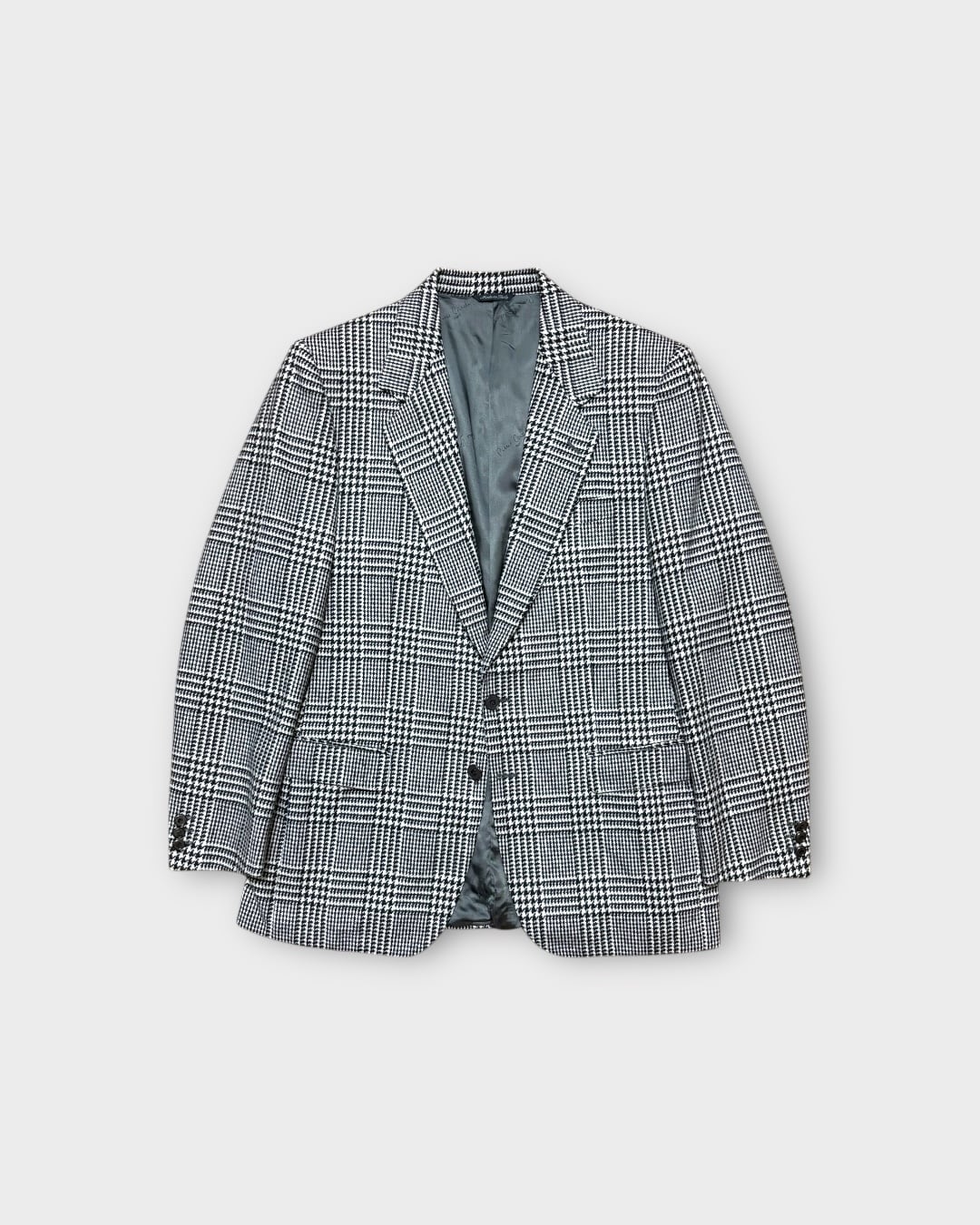 【VINTAGE】1980’s “Pierre Cardin” Glen Check Wool Jacket MADE IN ITALY