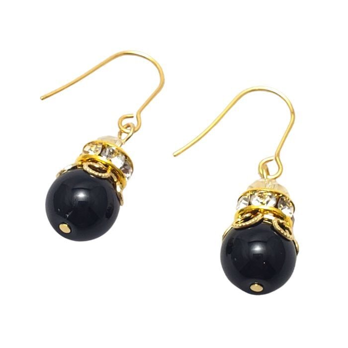 邪気払い モリオン ピアス パワーストーン 天然石 黒水晶 クリスタル 強力な厄よけ 金属アレルギー対応 ギフト 誕生日プレゼント ラッピング無料 送料無料 イヤリング変更可 アクセサリー