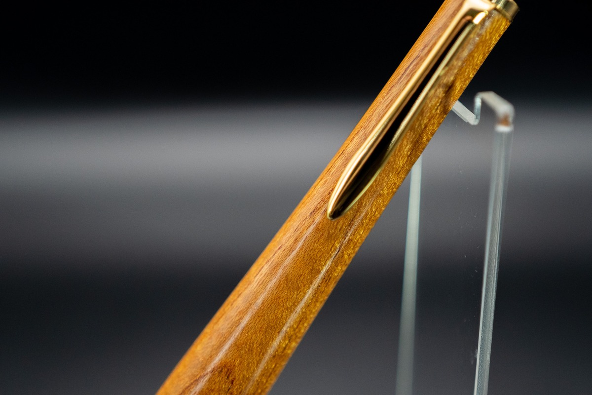 日本を代表する巨木】ケヤキ 縮み杢 gold MP | 木軸ペン工房 金杢犀 
