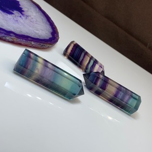 2.ペア☆カラフルフローライトうさぎさん