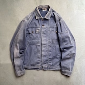 70s~ フレンチワーク 鬼フェード ジャケット 古着