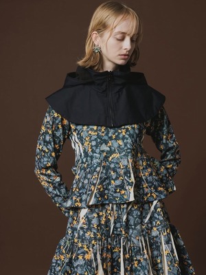 【26AW】NONTOKYO ノントーキョー / トップス / DIRECT PRINT RIB GATHER C/S