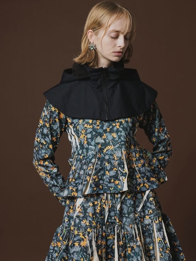 【26AW】NONTOKYO ノントーキョー / トップス / DIRECT PRINT RIB GATHER C/S