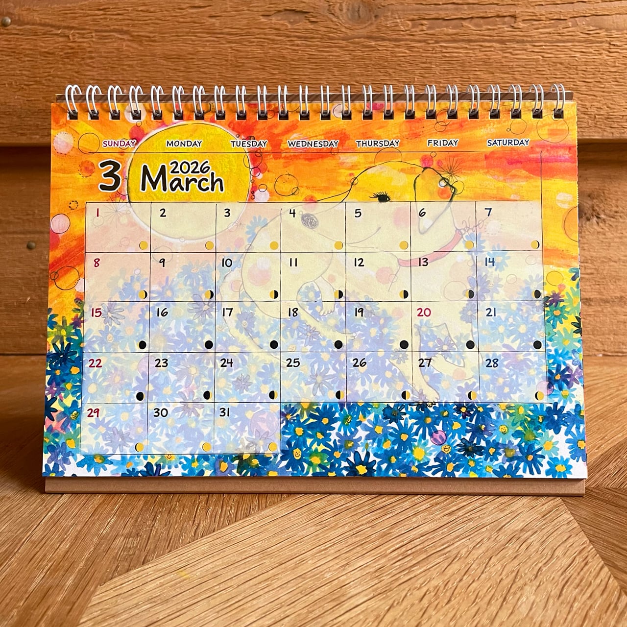 2026年度 卓上カレンダー | KAO KAO PANDA STUDIO NET SHOP