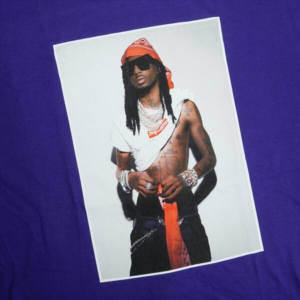 Supreme Playboi Carti Tee Purple Tシャツ M Supreme 2025年秋冬コレクションにて Playboi Carti のフォトTシャツが