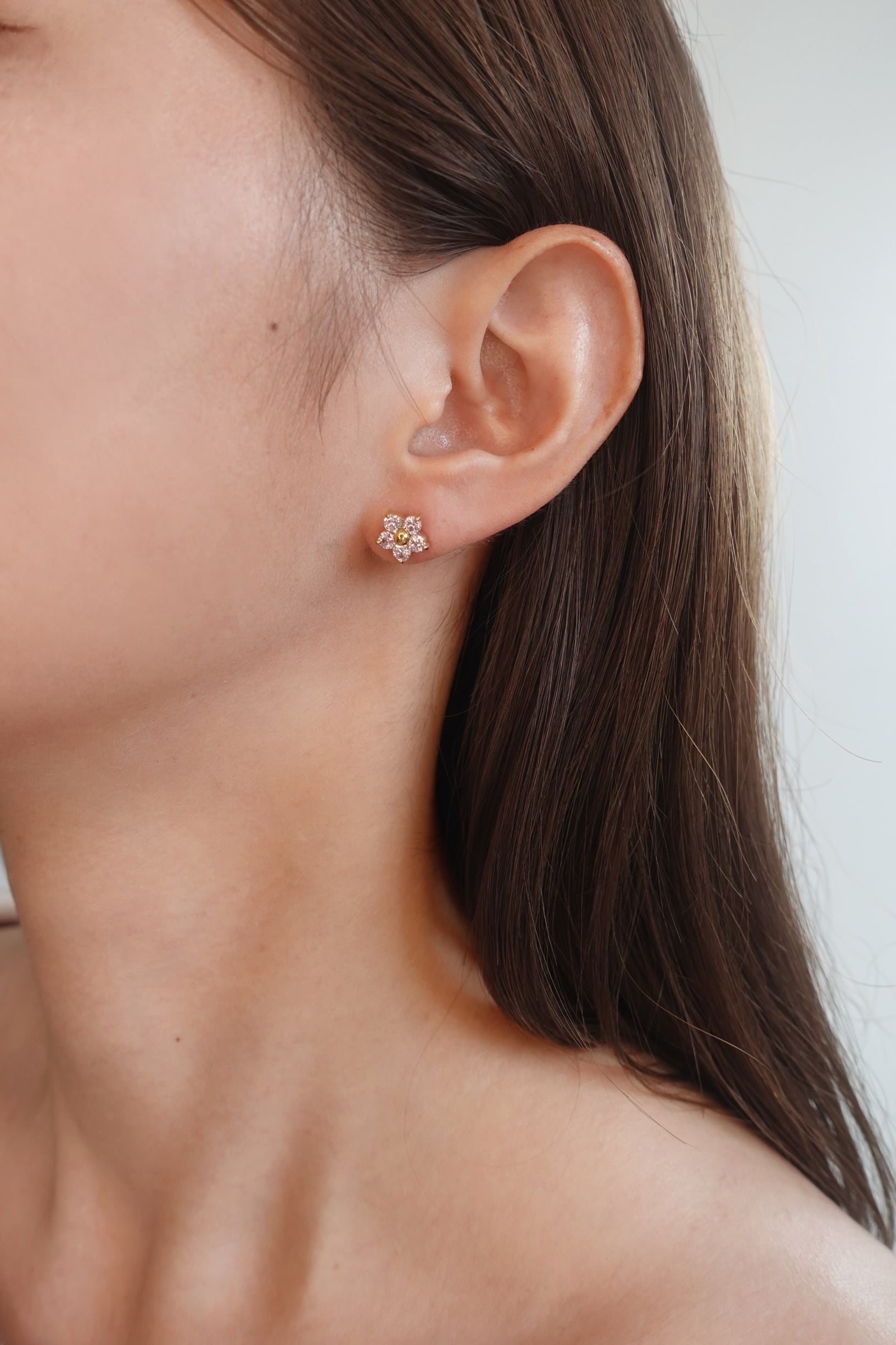 fleur bijou pierce | 金属アレルギー対応のアクセサリー crea.jewelry