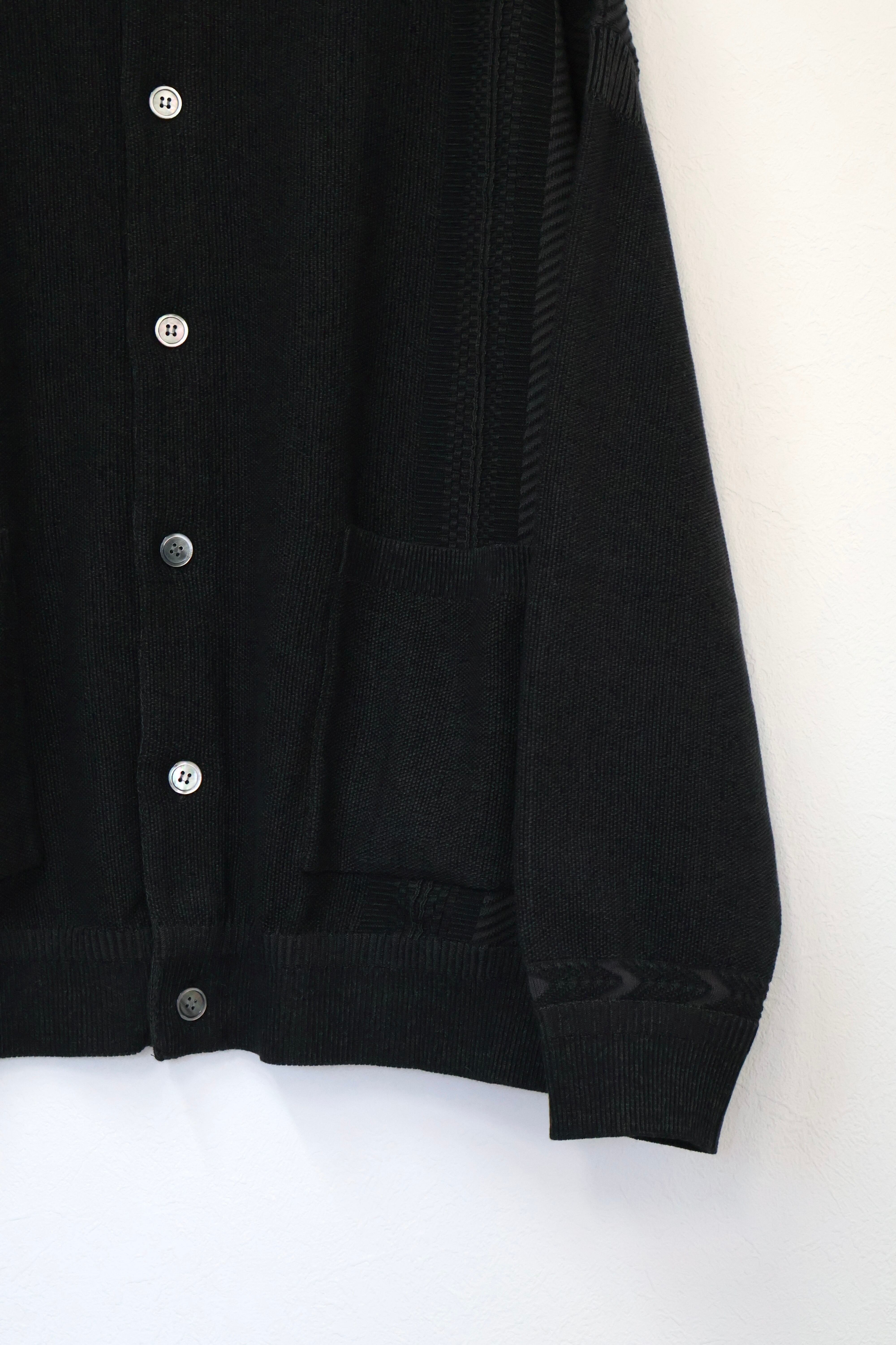 YASHIKI Kokuu Collar Cardigan -BLACK- | OoaLL